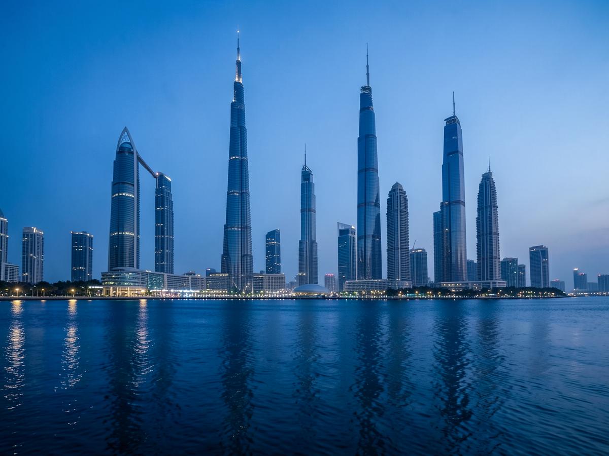 Dubai skyline and waterfront