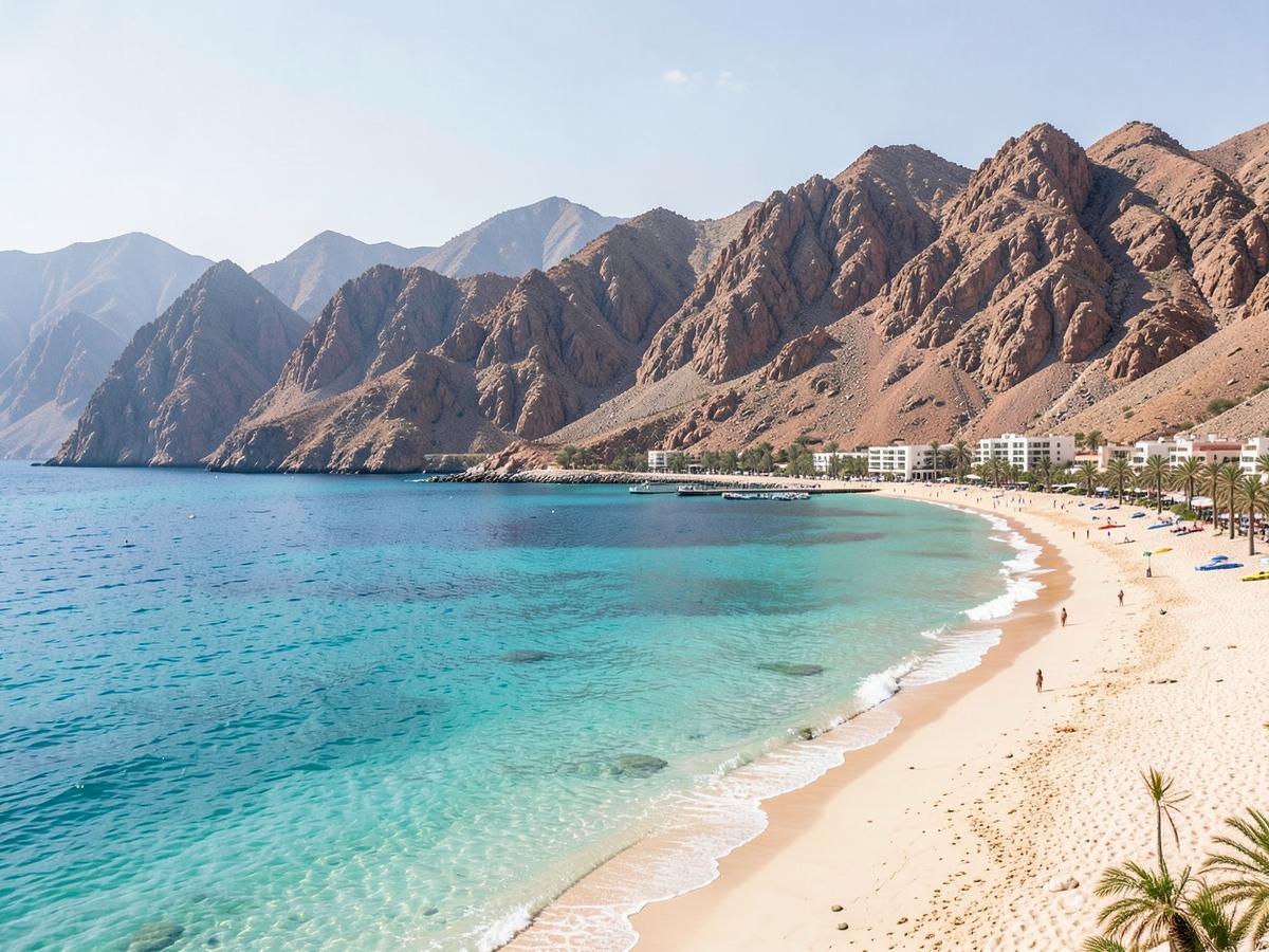 Ras Al Khaimah skyline and waterfront